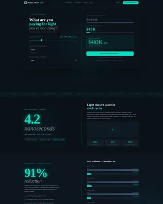 Next-Gen Photonic Engineering Landing Page Template