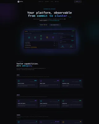 Platform Engineering Landing Page Template