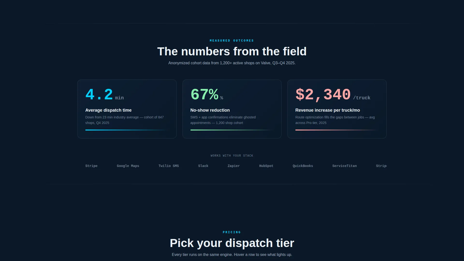 Plumbing Booking & Scheduling Landing Page Template