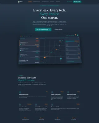 Plumbing Client Portal Landing Page Template