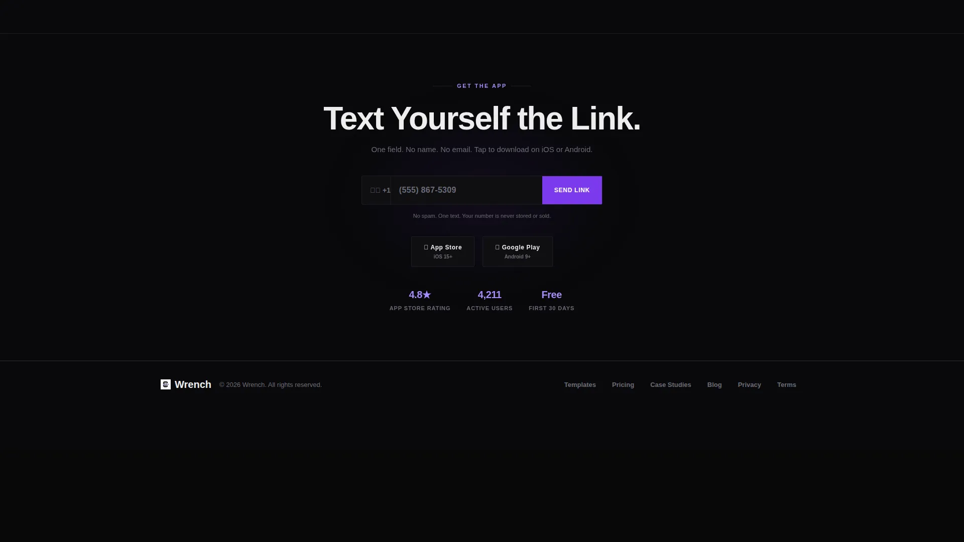 Bold Plumbing Email Newsletter Landing Page Template
