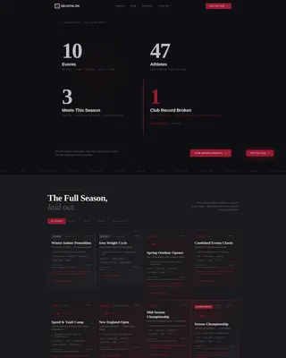 Decathlon Professional Website Template