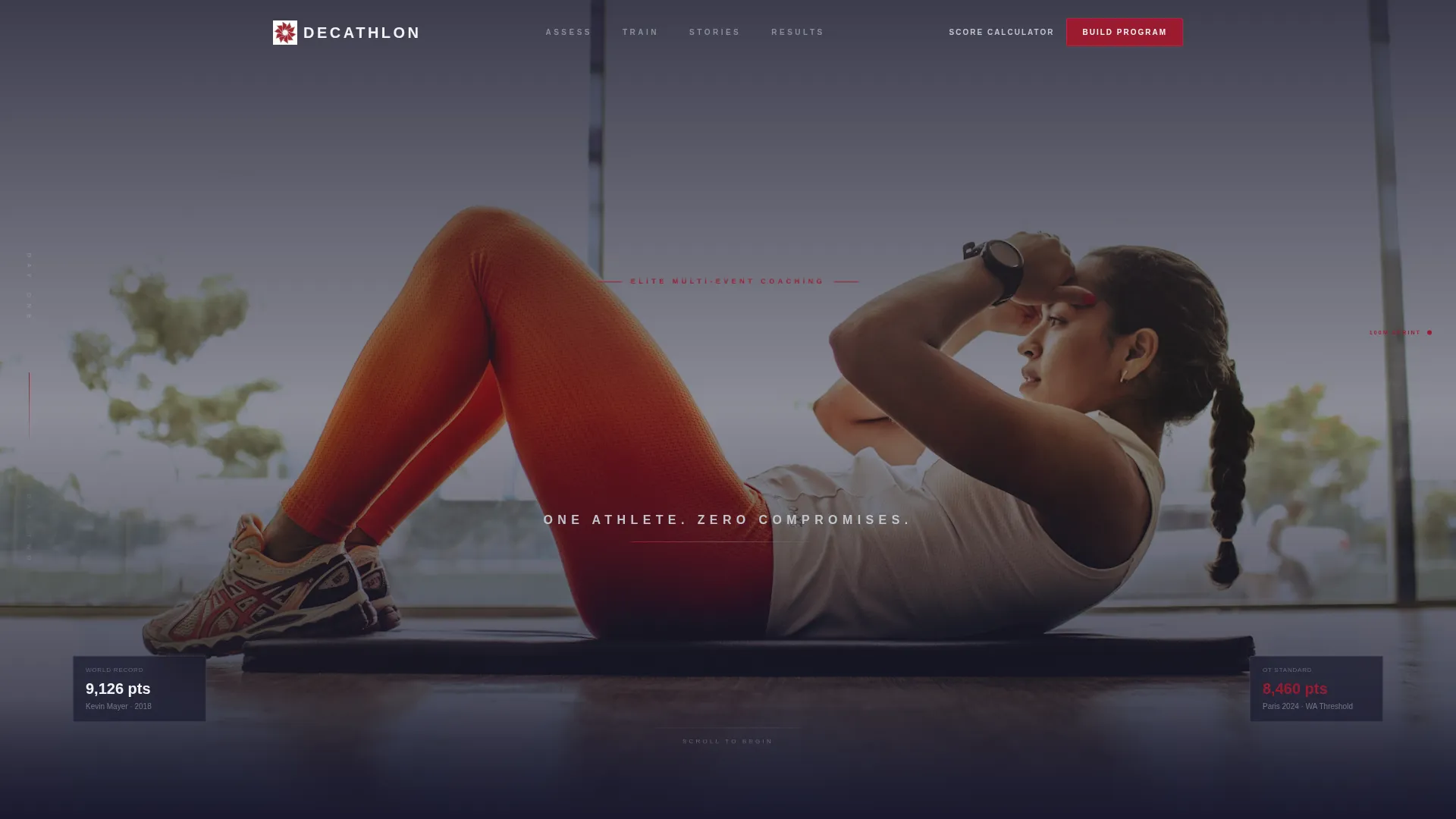 Decathlon Advanced Booking Website Template