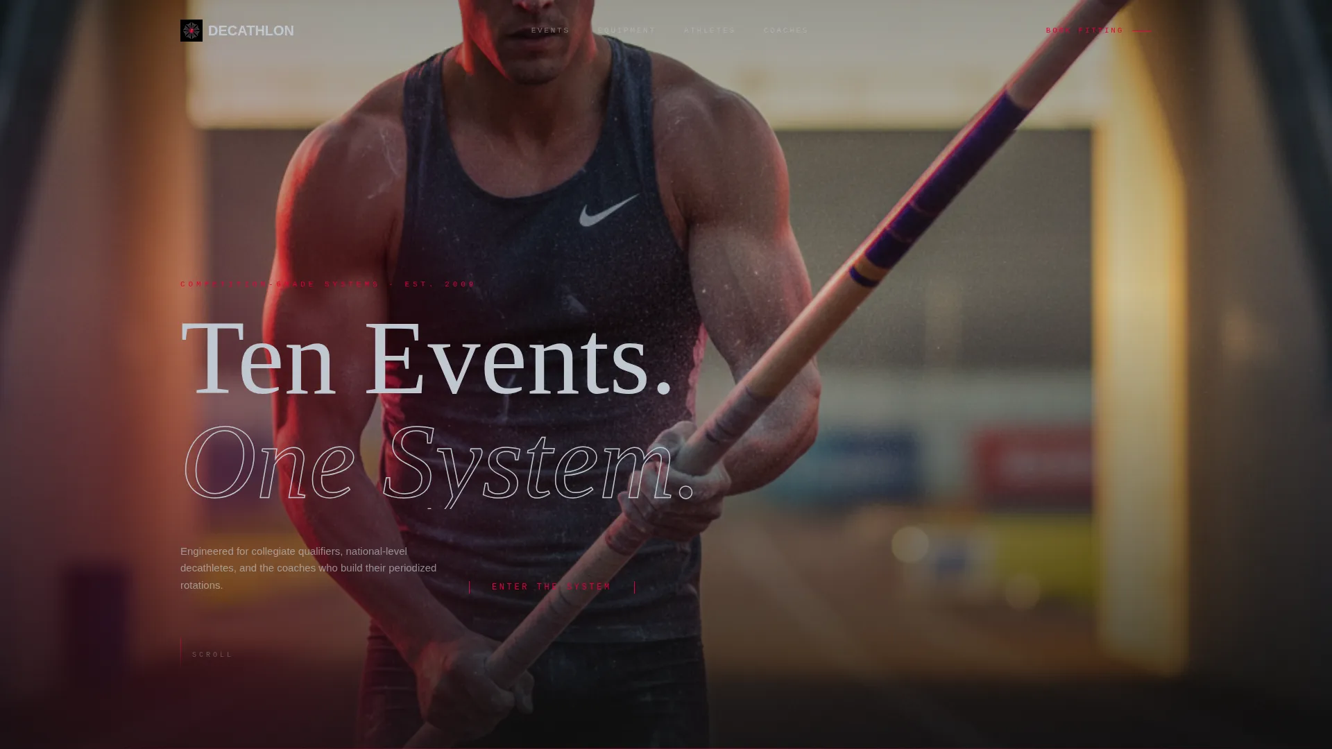 Decathlon Specialist Booking Website Template