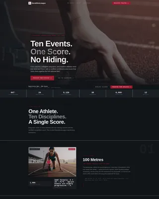 Decathlon Professional Website Template