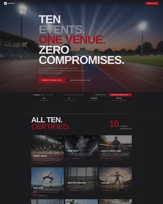 Decathlon Booking Website Template