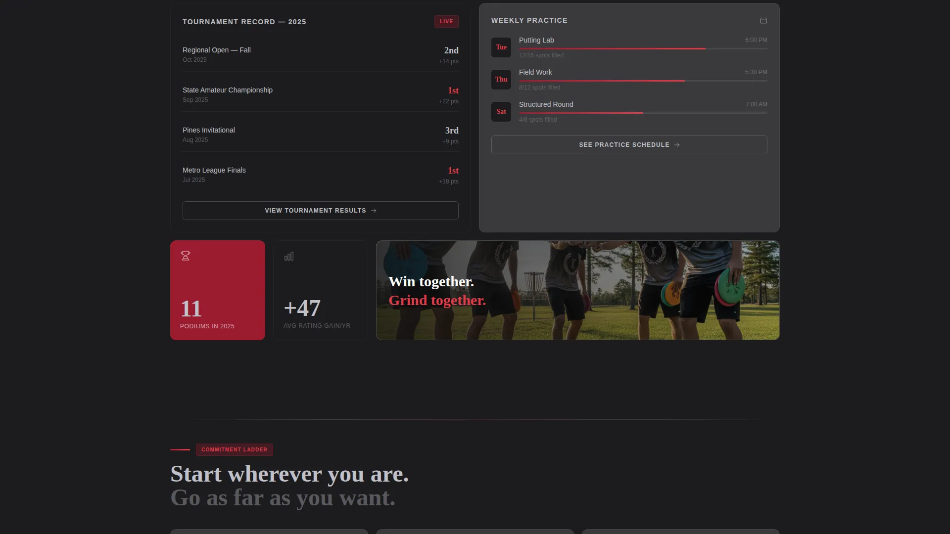 Disc Golf Reviews Website Template