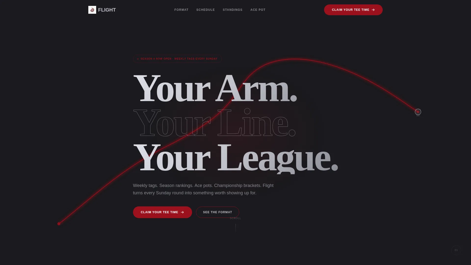 Disc Golf Specialist Professional Website Template