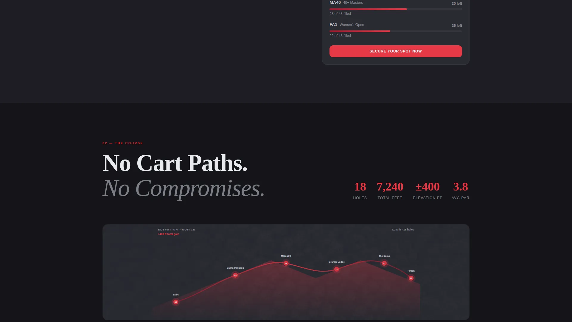 Disc Golf Complete Professional Website Template
