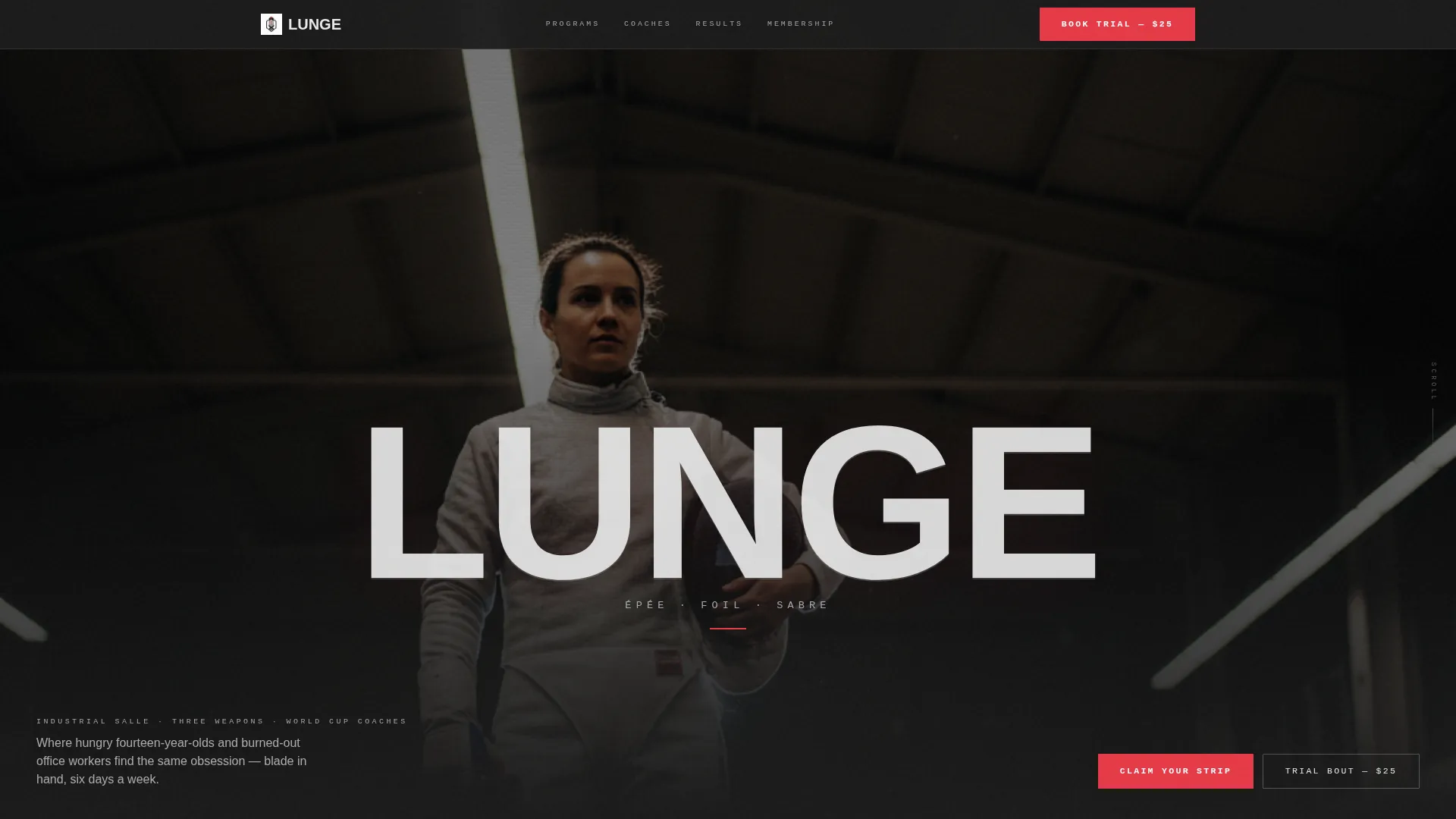 Fencing Booking Website Template