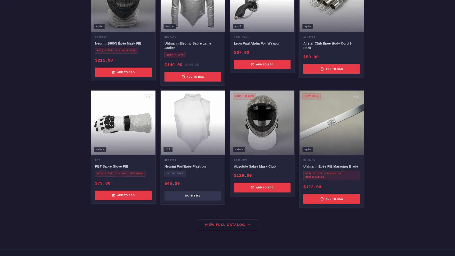 Fencing Specialist Professional Website Template
