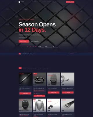 Fencing Specialist Professional Website Template