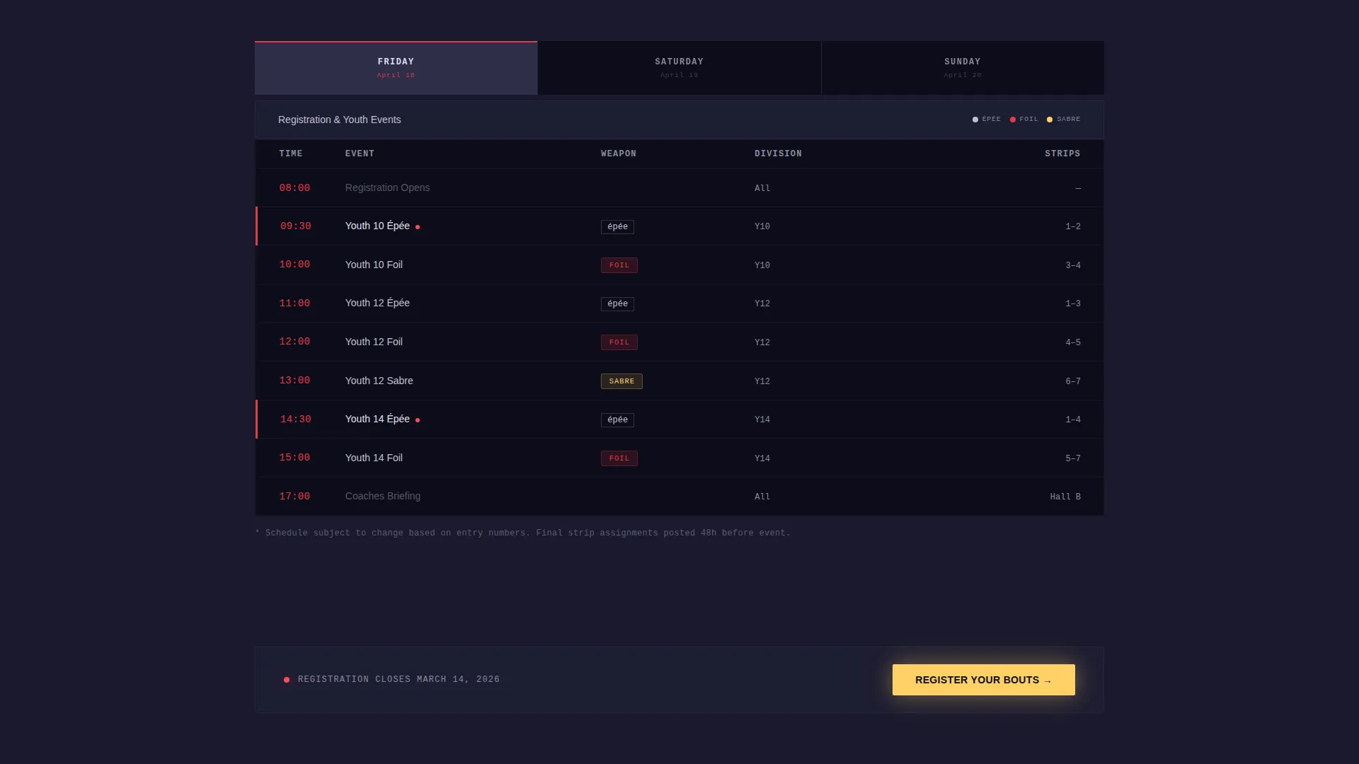 Fencing Professional Website Template