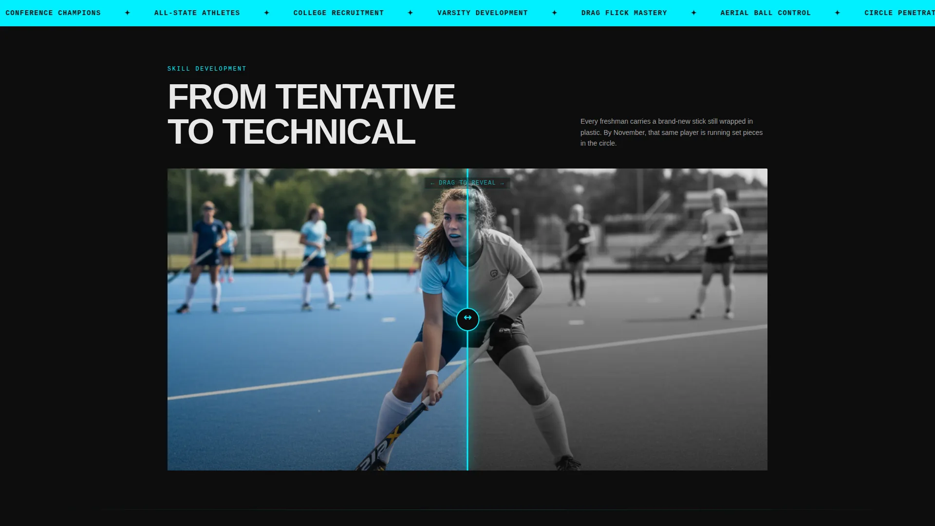 Field Hockey Leagues Professional Website Template