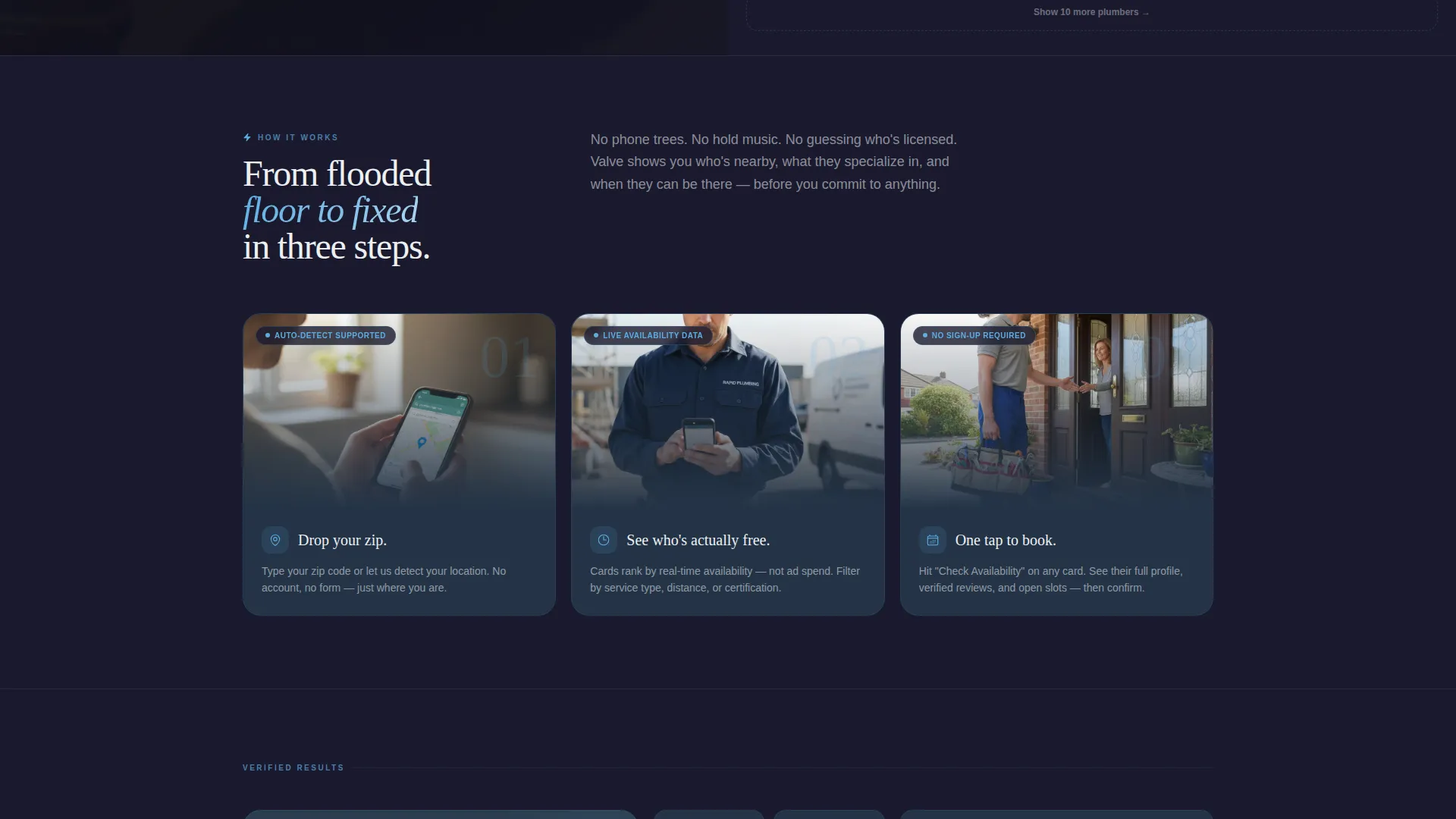 Plumbing Directory Landing Page Template