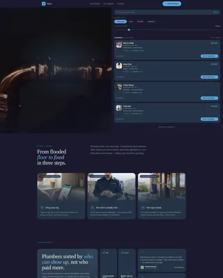 Plumbing Directory Landing Page Template