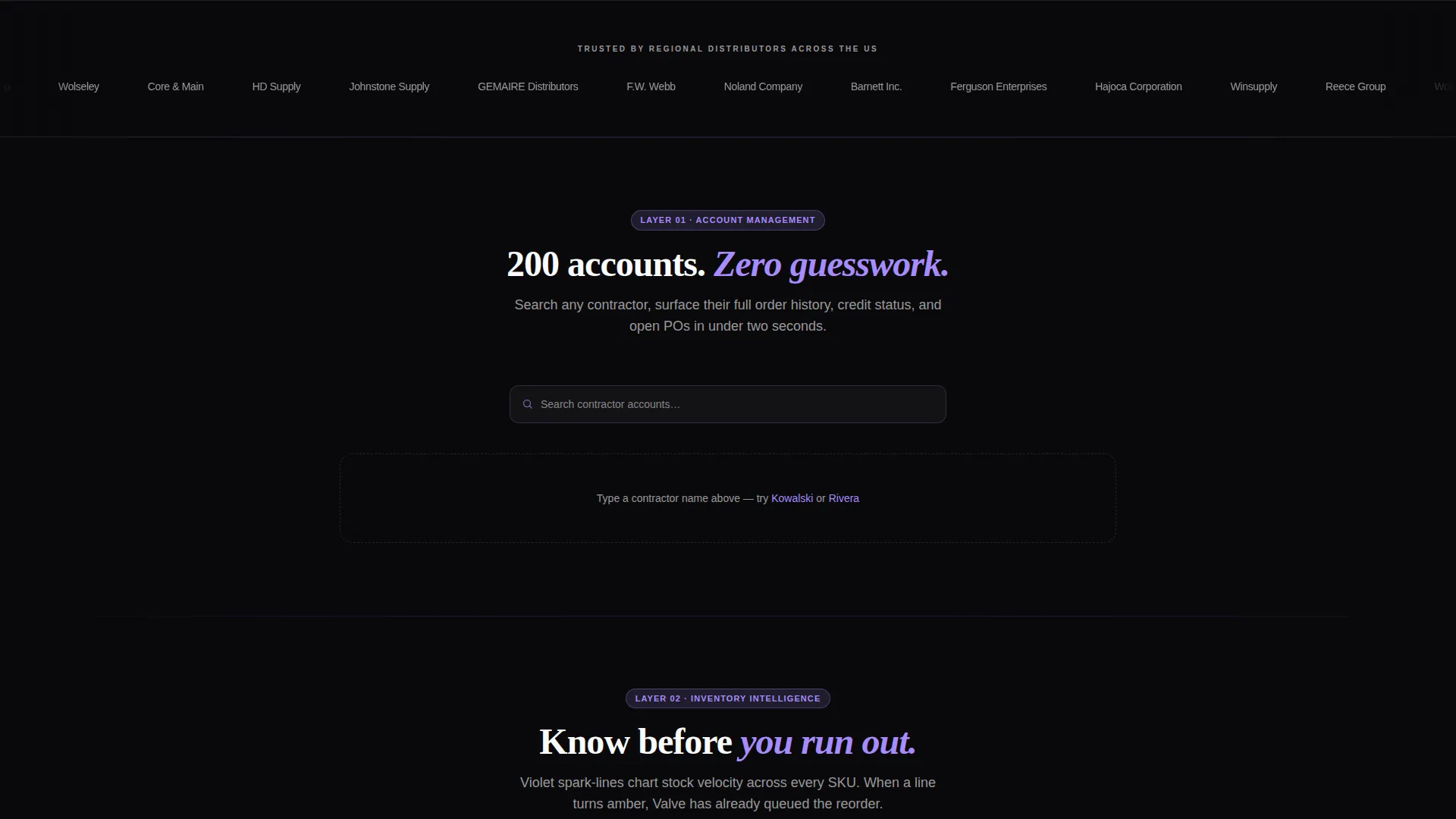 Plumbing Wholesale Vertical SaaS Reviews Website Template