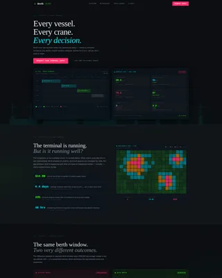 Port & Terminal Vertical SaaS Directory Website Template