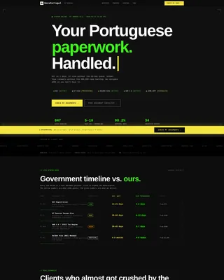 Brutalist Documentation Landing Page Template