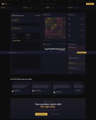 Precious Metals Vertical SaaS Pricing Website Template