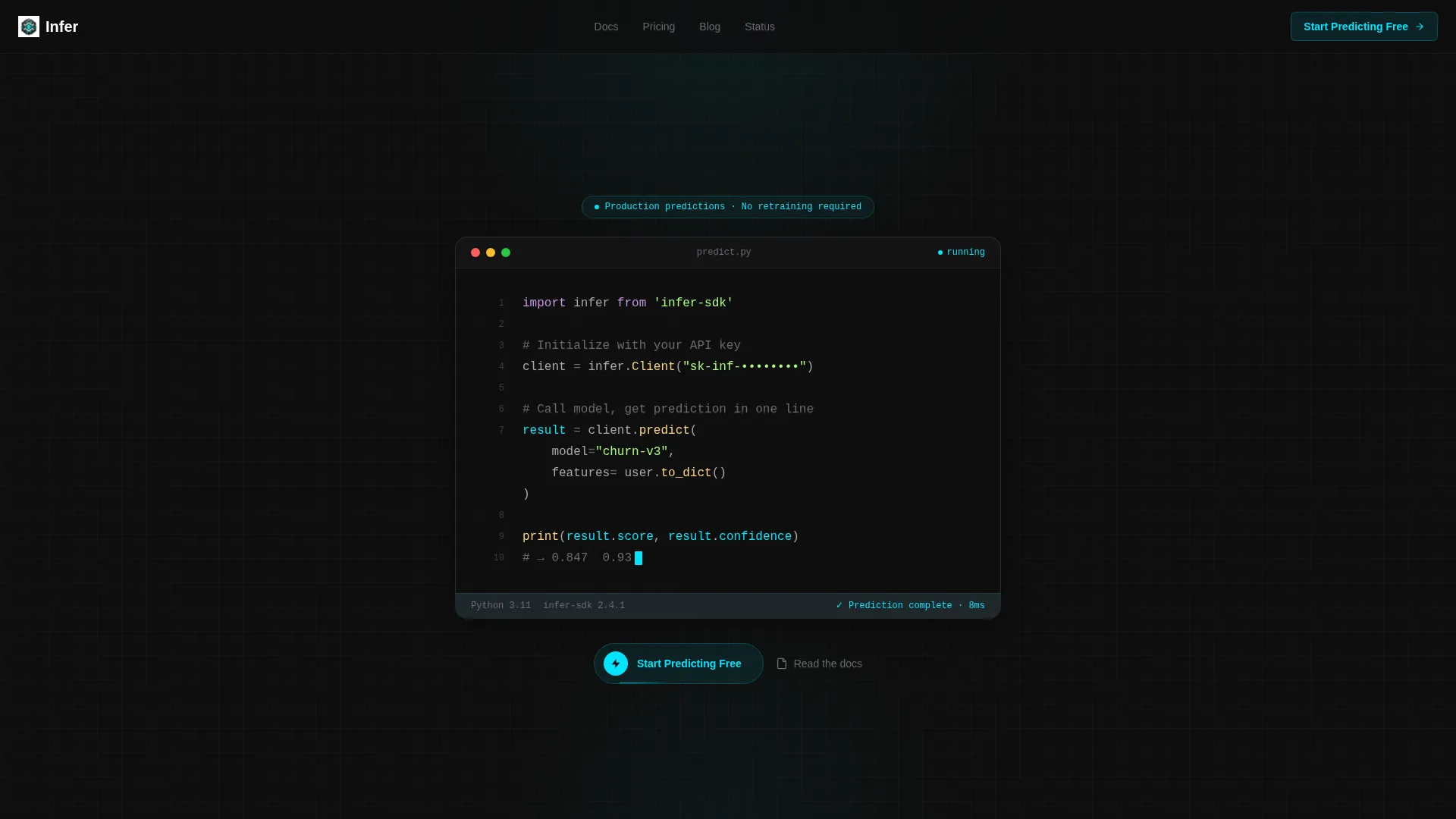 AI & Machine Learning Professional Website Template