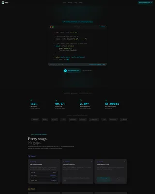 AI & Machine Learning Professional Website Template
