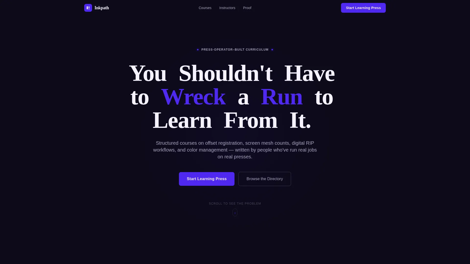 Printing Digital Presence Professional Website Template