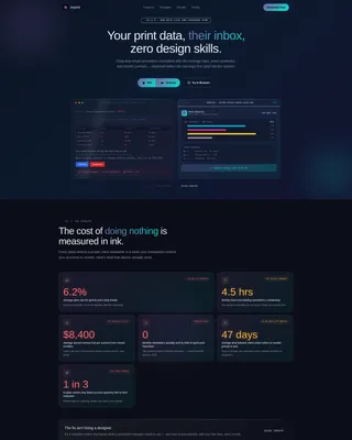 Printing Digital Presence Careers & Recruitment Website Template