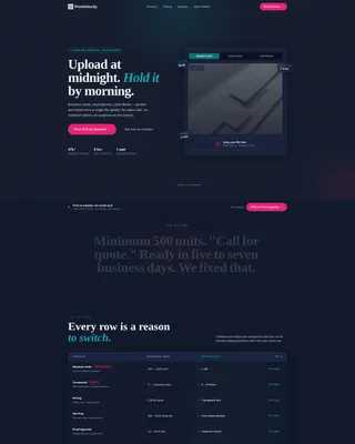 Printing Digital Presence Comparison Website Template