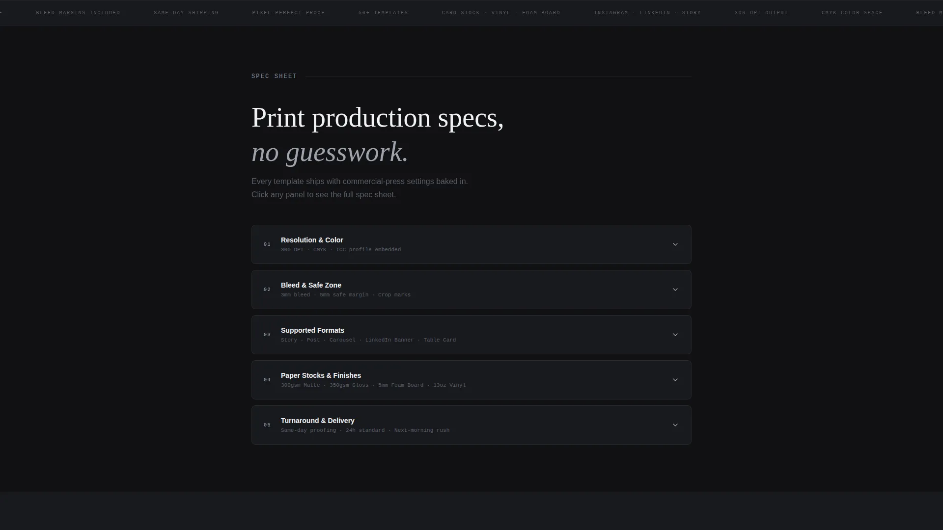 Specialist Printing Digital Presence Professional Website Template