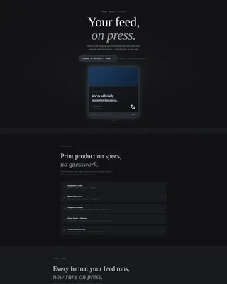 Specialist Printing Digital Presence Professional Website Template