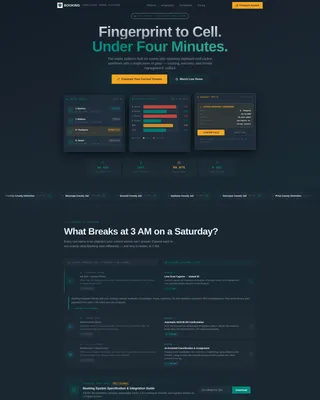 Powerful Corrections Landing Page Template