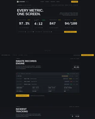 Lockdown - Powerful Corrections Landing Page Template