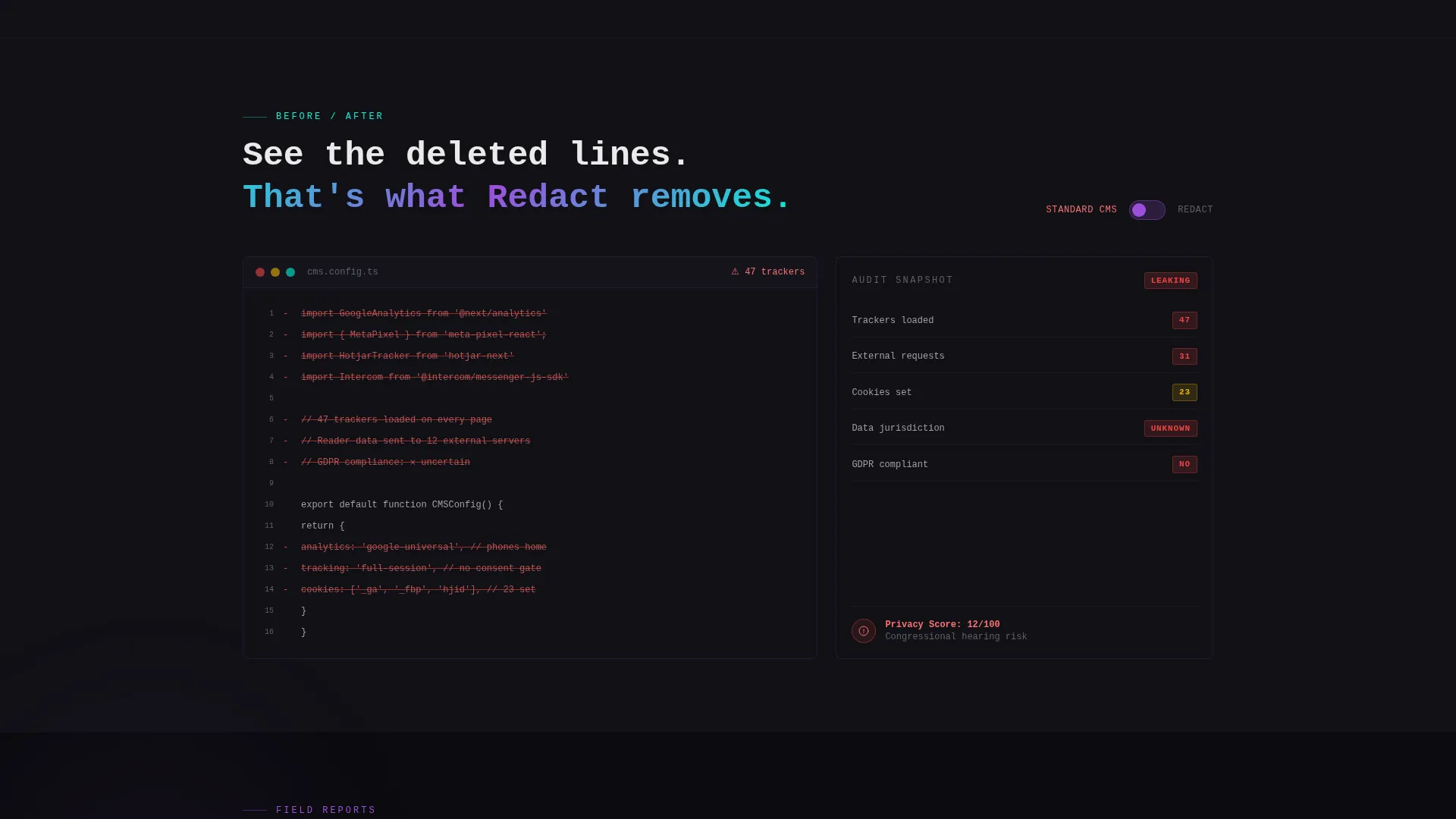 Privacy-First Enterprise Software Privacy Policy Website Template