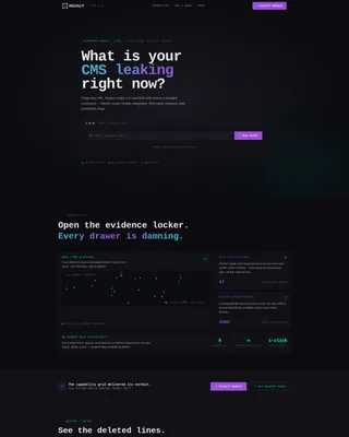 Privacy-First Enterprise Software Privacy Policy Website Template
