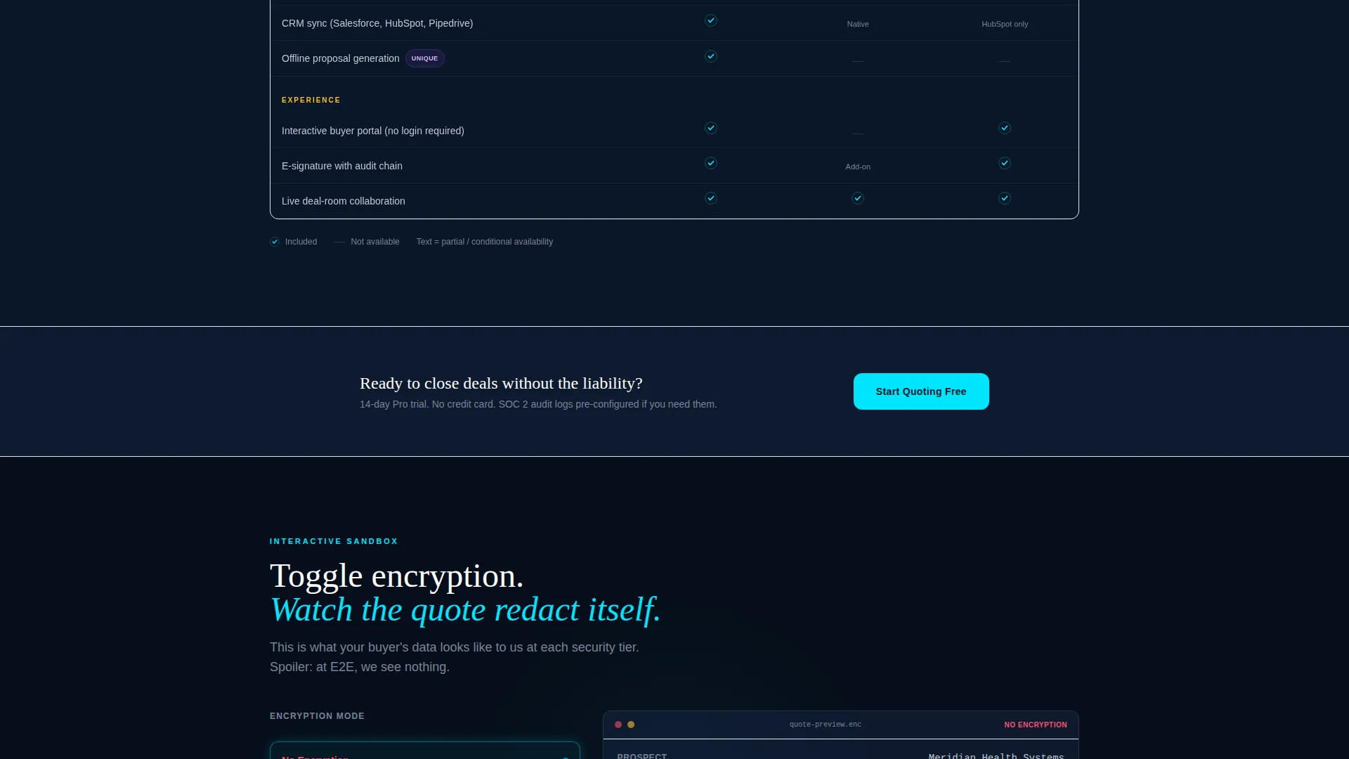 Privacy-First Enterprise Software Pricing Website Template