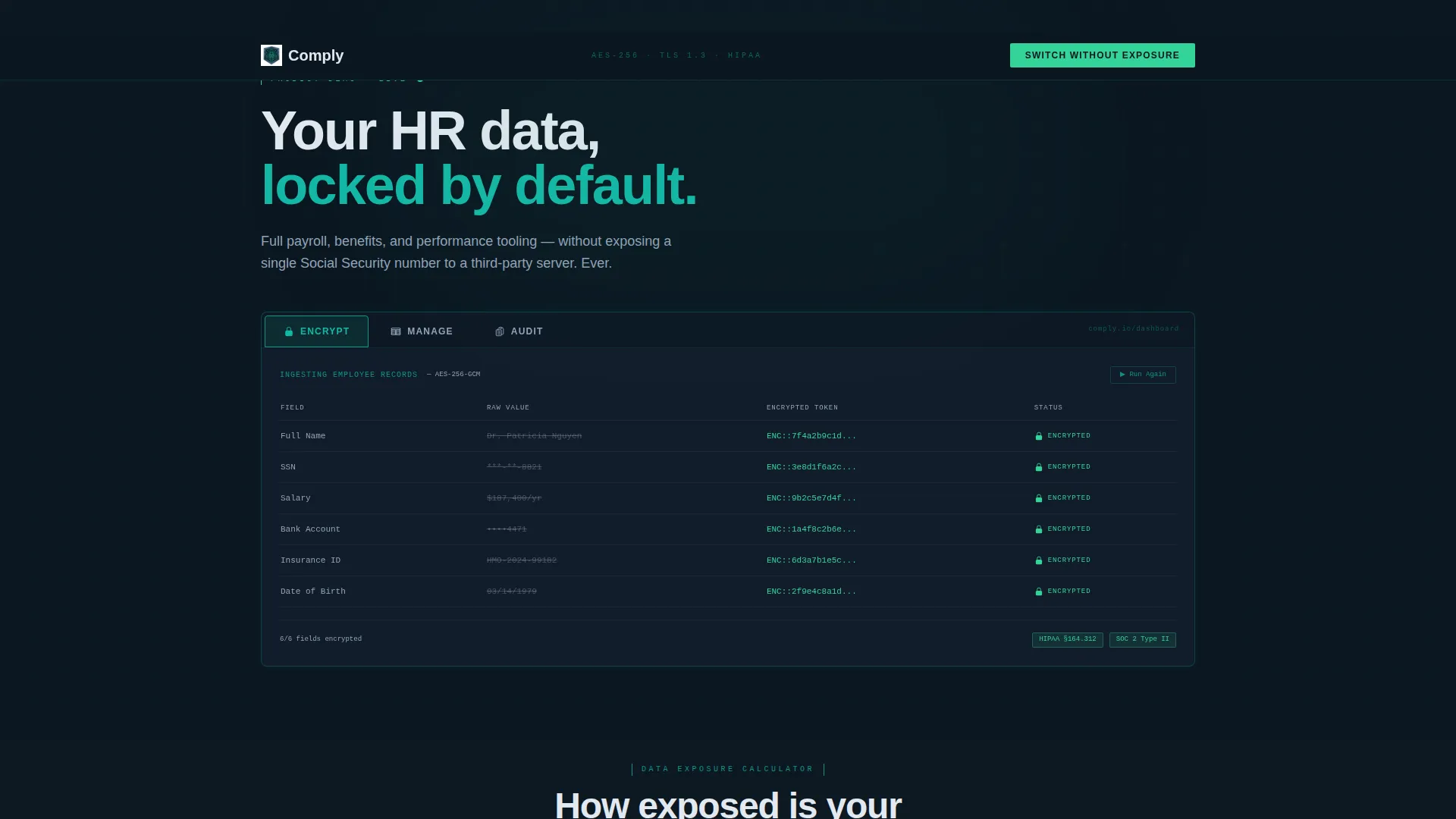 Privacy-First Enterprise Software Cost Calculator Website Template