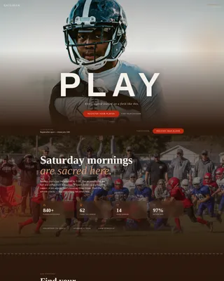 Football (American) Leagues Professional Website Template