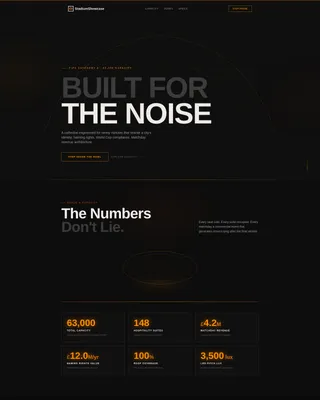 Stadium & Arena Professional Website Template