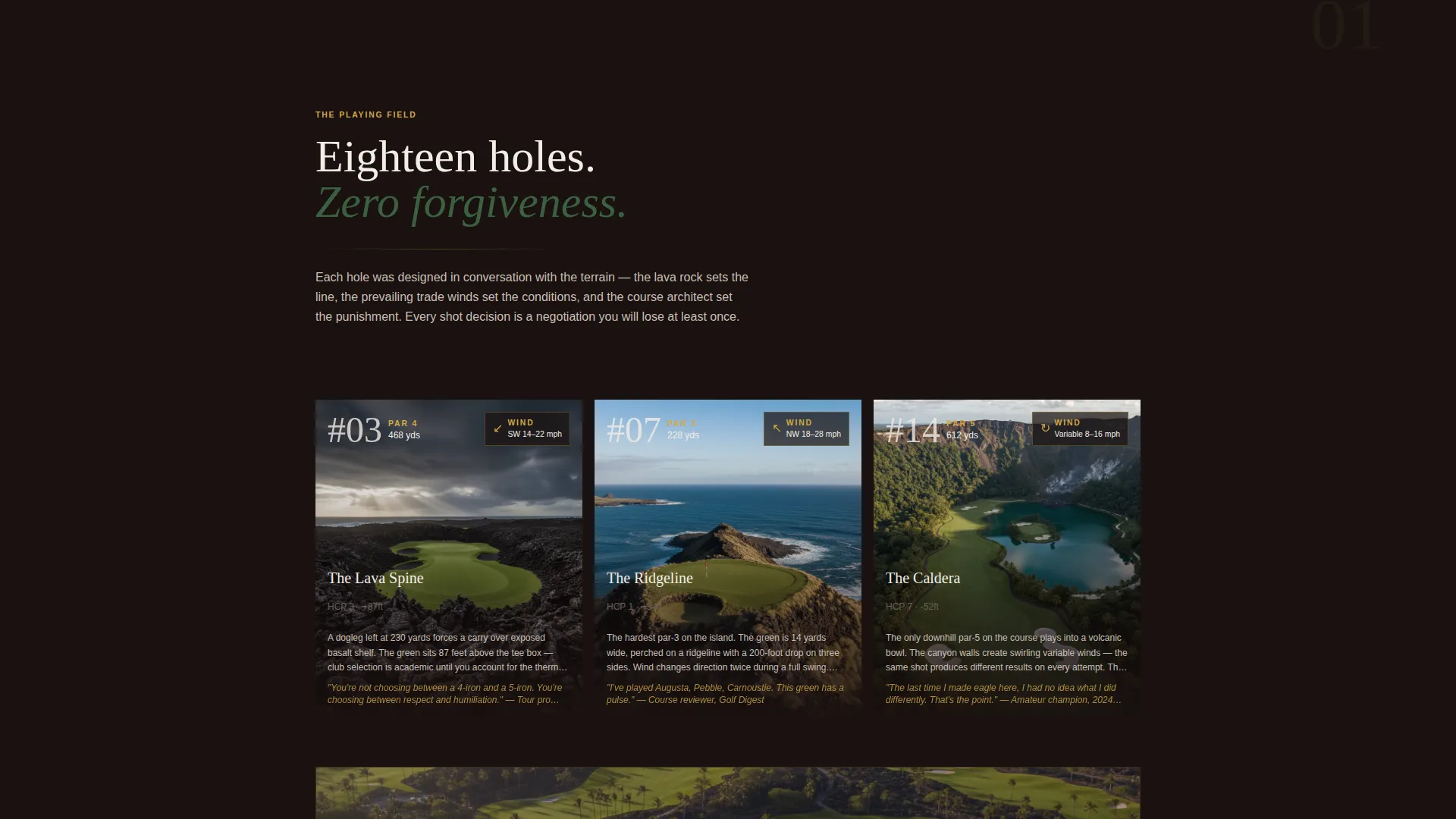 Golf Club & Course Complete Booking Website Template
