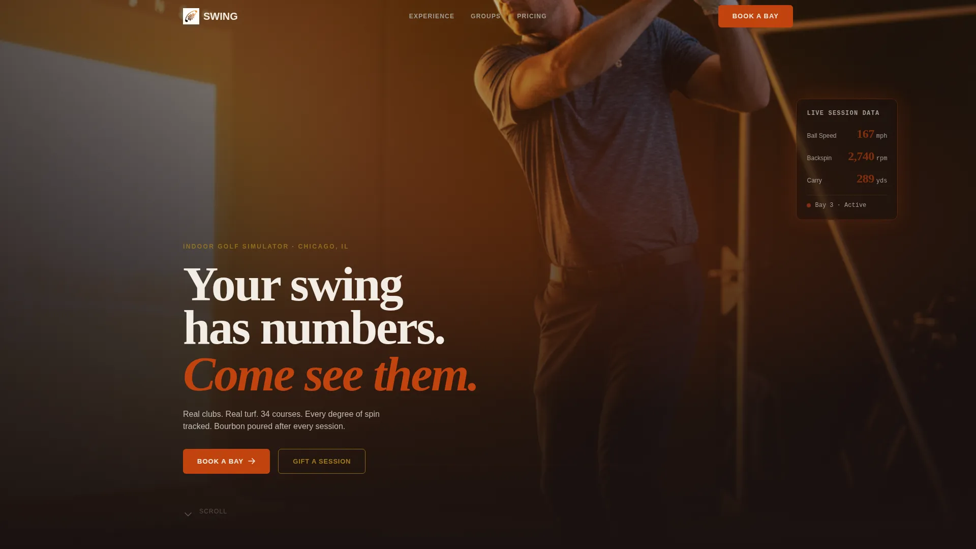 Golf Club & Course Advanced Booking Website Template
