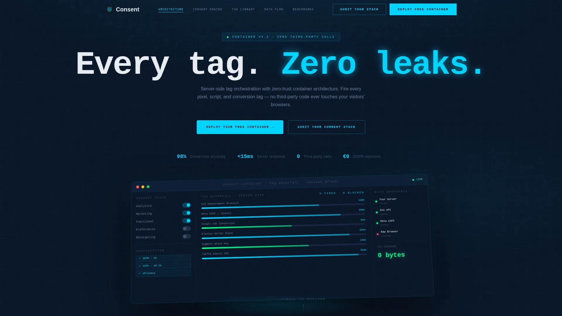Privacy-First Enterprise Software Expert Privacy Policy Website Template