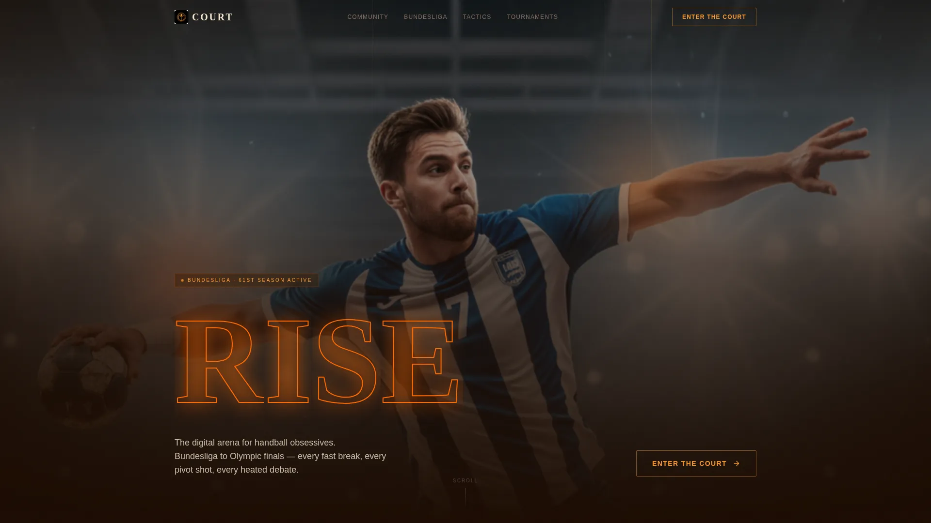 Handball Professional Website Template