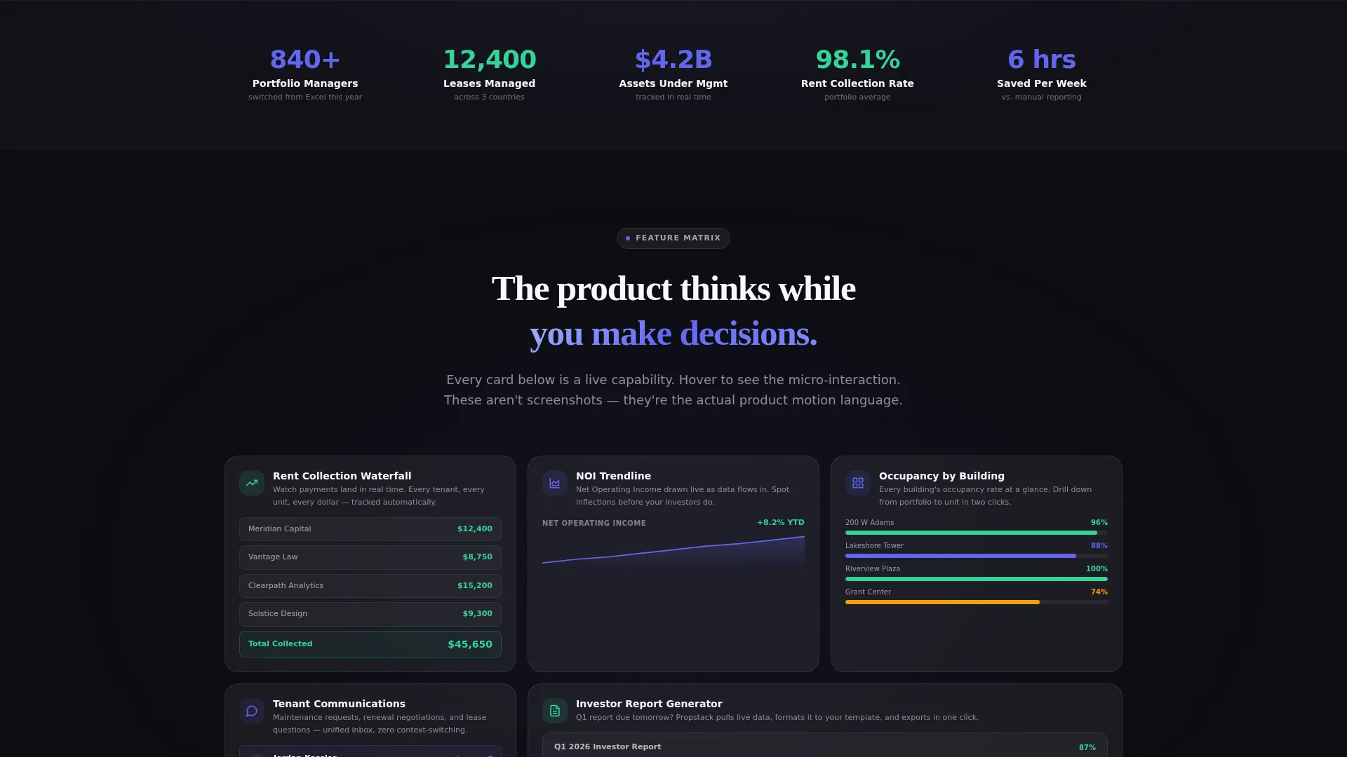 PropTech Startup Portfolio Website Template