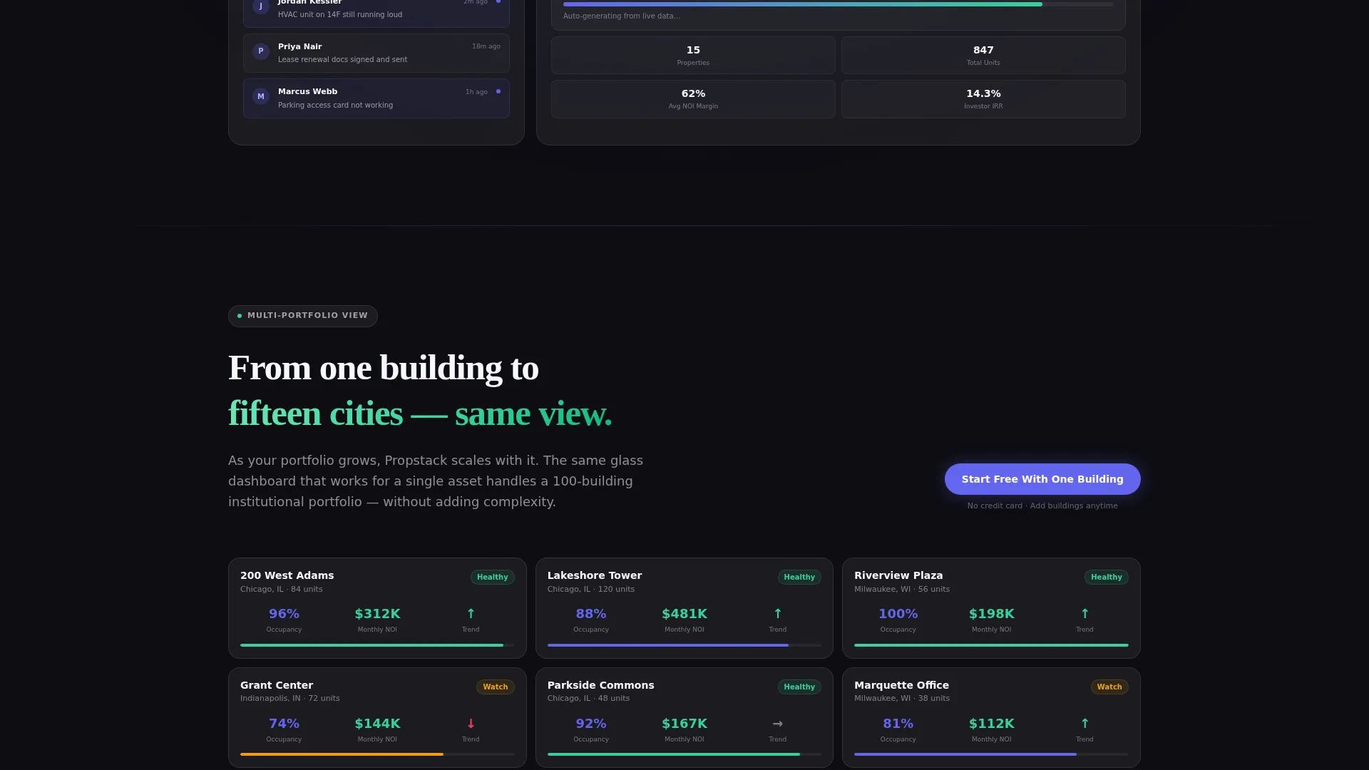 PropTech Startup Portfolio Website Template