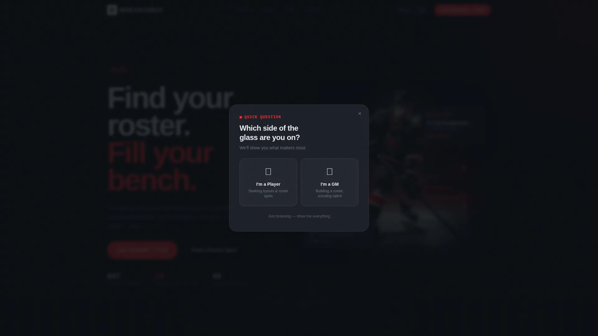 Ice Hockey Leagues Complete Professional Website Template