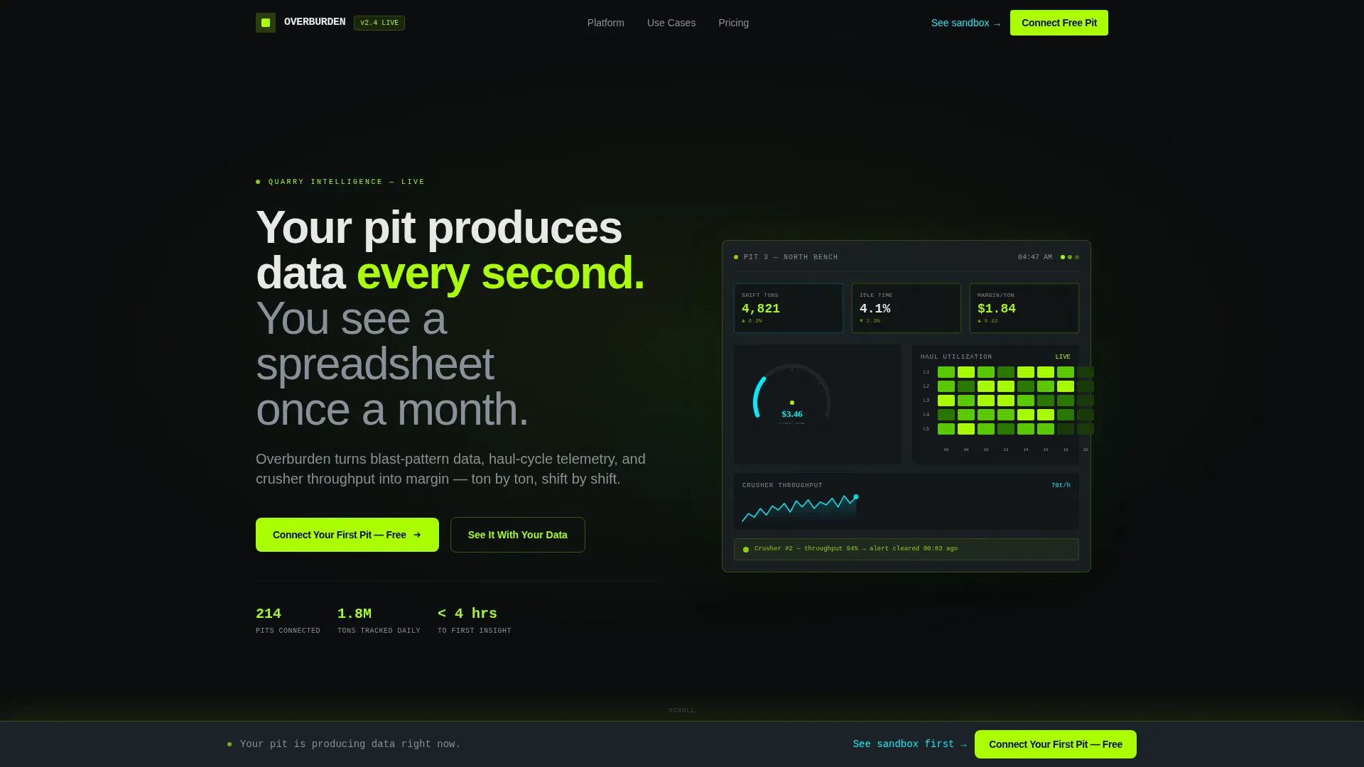 Quarry Vertical SaaS Professional Website Template