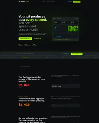 Quarry Vertical SaaS Professional Website Template