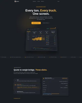 Quarry Vertical SaaS Reviews Website Template
