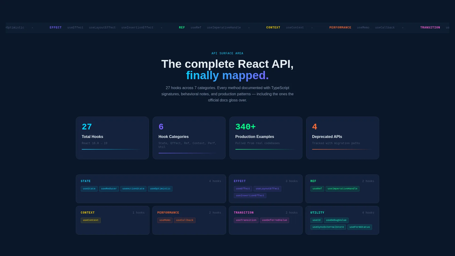 Comprehensive API Reference | Free Website Template | Rocket